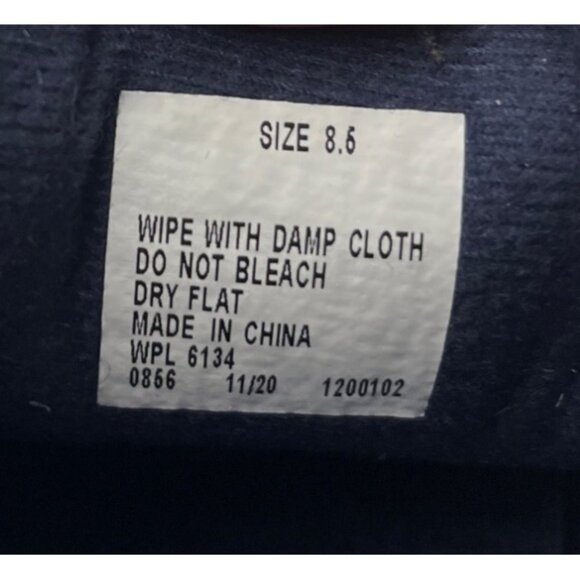 Muk Luks Beige Geometric Boardwalk Stroll Slip-On Sneaker Loafer Size 8.5 Aztec - Picture 10 of 10